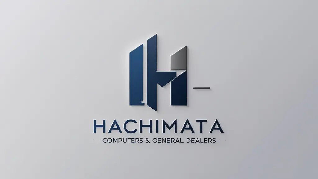 i need a modern style Logo for my Company HACHIMATA COMPUTER SOLUTIONS AND GENERAL DEALERS.webp