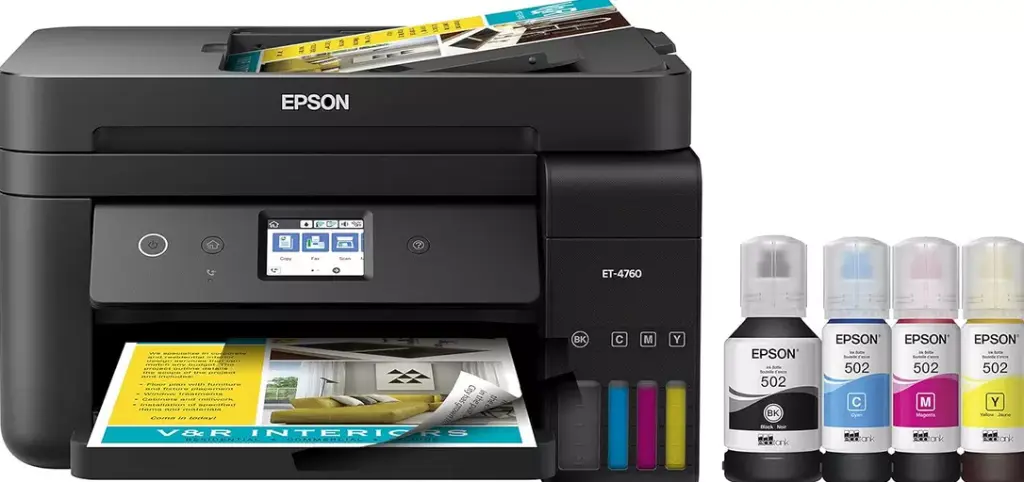 [REF-92F579] Epson EcoTank ET-4760 (All-in-One Printer, Wi-Fi, Duplex, LCD Display)