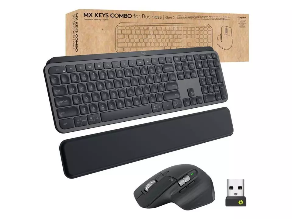 Logitech MX Keys (Wireless, Backlit, USB-C Rechargeable)