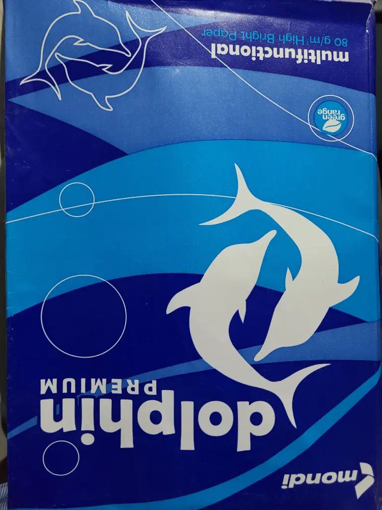 Dolphin Premium ( Mondi A4) Bond Paper , Plane Paper ream