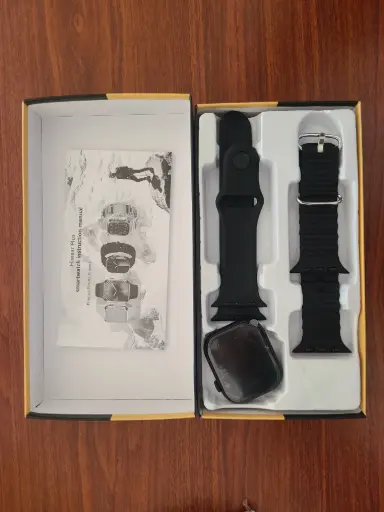 [Smart Accessories] WA 10 Smart Watch, Bluetooth,  wireless charging, Dynamic mode, double strap, pinch sensor 