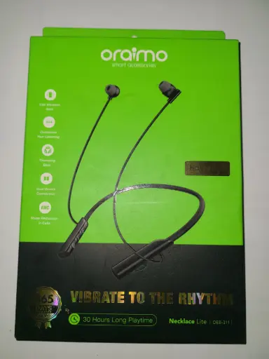Oraimo Heavy Bass Nacklace Bluetooth headset Heavy Bass